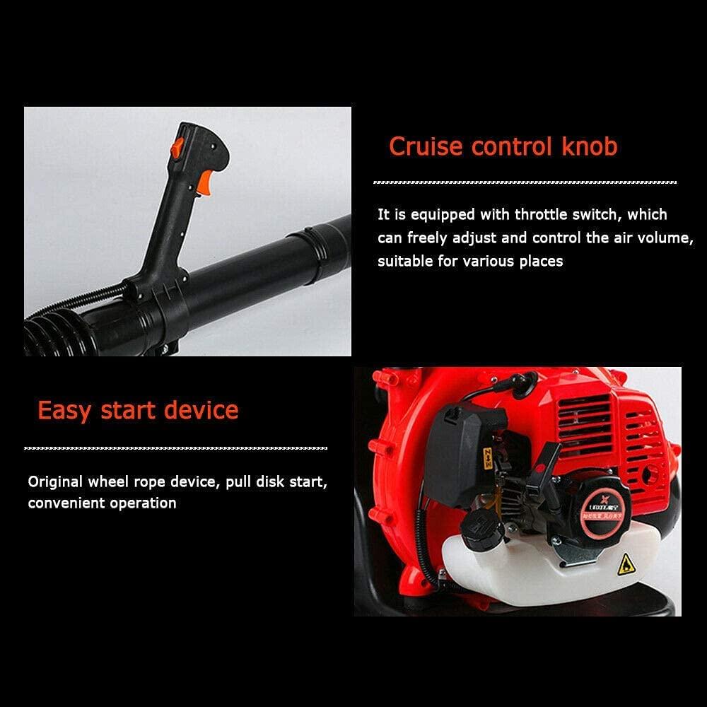2-Strokes Backpack Gas-Powered Backpack Blower Commercial Gas Leaf Blower
