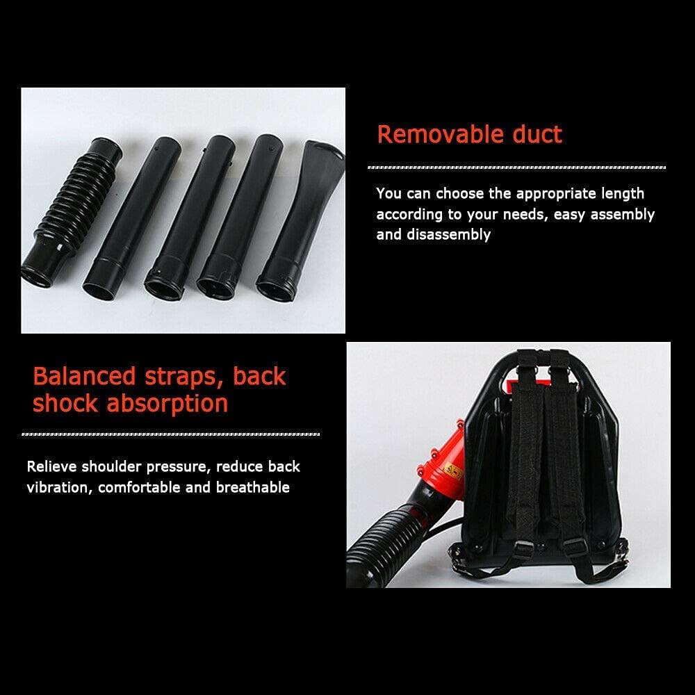 2-Strokes Backpack Gas-Powered Backpack Blower Commercial Gas Leaf Blower