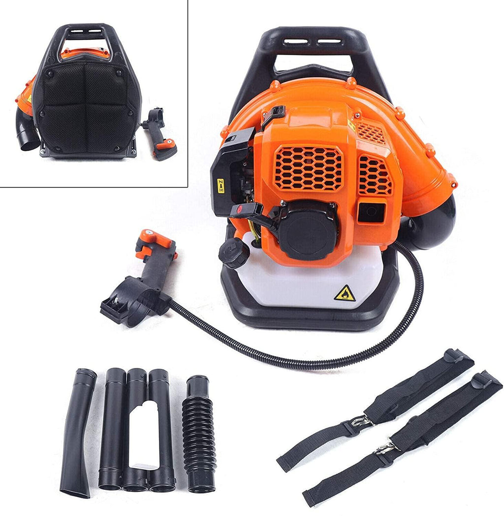 2-Strokes Backpack Gas-Powered Backpack Blower Commercial Gas Leaf Blower