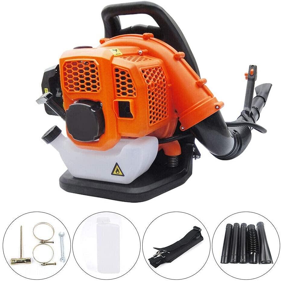 2-Strokes Backpack Gas-Powered Backpack Blower Commercial Gas Leaf Blower