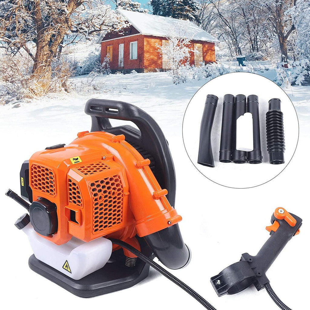 2-Strokes Backpack Gas-Powered Backpack Blower Commercial Gas Leaf Blower