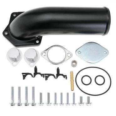 EGR Valve Delete Kit With Intake Elbow for 2008 - 2010 Ford F250 350 450 550 6.4L Powerstroke Diesel