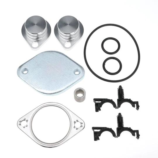 EGR Valve Delete Kit With Intake Elbow for 2008 - 2010 Ford F250 350 450 550 6.4L Powerstroke Diesel