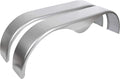 13 14 15 Inches Tandem Trailer Fender Teardrop Pair Enclosed Trailers 9" x 66" x 19.5" - Cold Rolled Steel