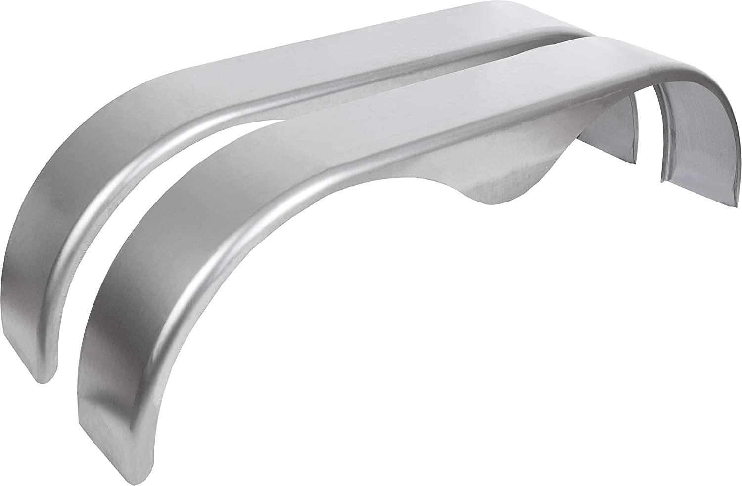 13 14 15 Inches Tandem Trailer Fender Teardrop Pair Enclosed Trailers 9" x 66" x 19.5" - Cold Rolled Steel