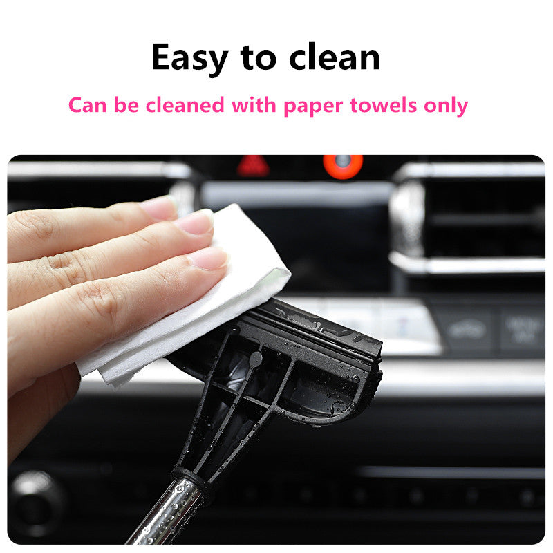 2-in-1 Retractable Portable Wiper: Perfect for Cleaning Car Rearview Mirrors, Gas Station Windows, Shower Glass &amp; Windshields!