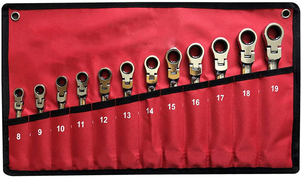 YUOP Hand Tools 2pcs Adjustable Pipe Wrenches Universal Wrench Set Wrench Spanner Sets Key Set Ratchet Wrench Spanner Sets (Color : 12pcs)