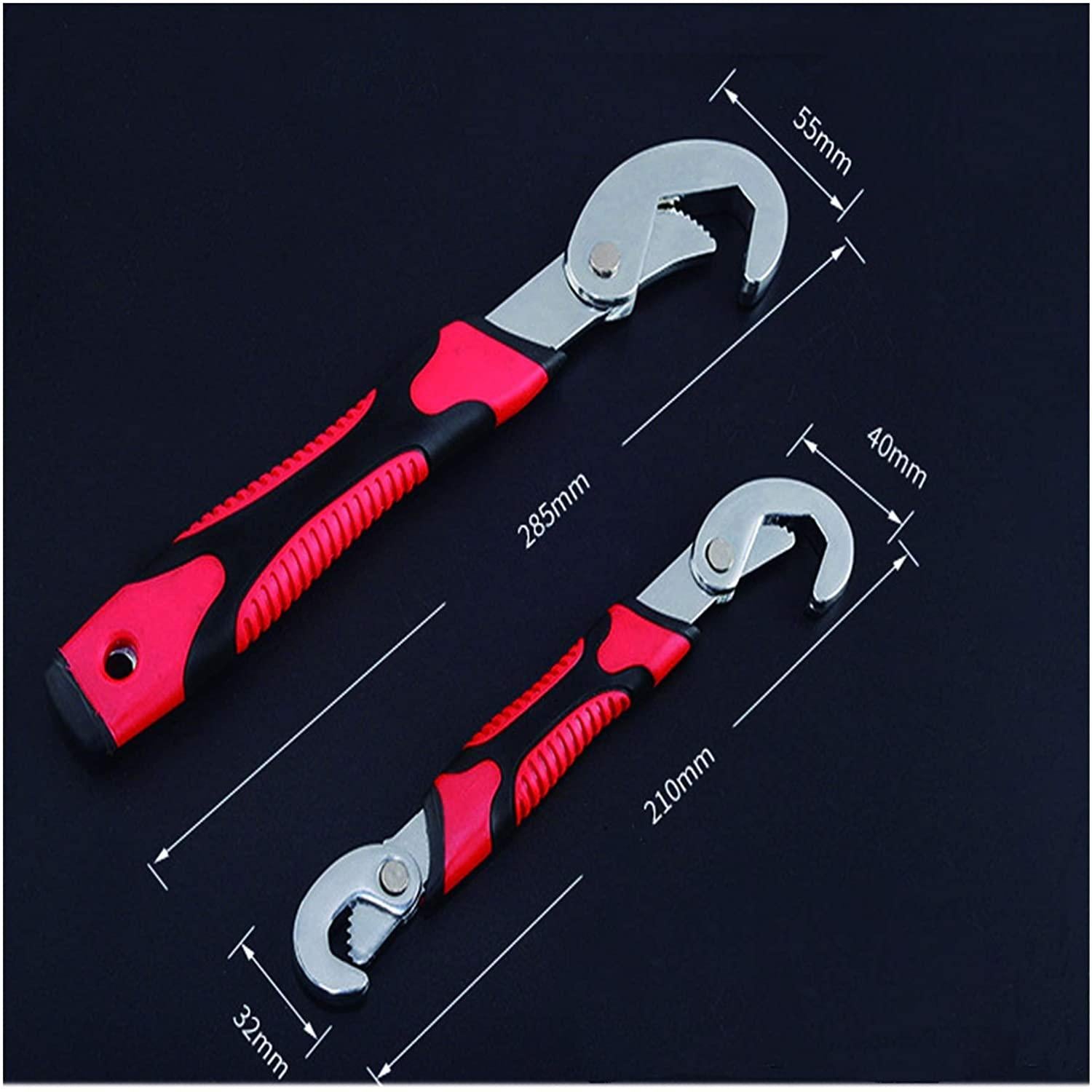 YUOP Hand Tools 2pcs Adjustable Pipe Wrenches Universal Wrench Set Wrench Spanner Sets Key Set Ratchet Wrench Spanner Sets (Color : 12pcs)