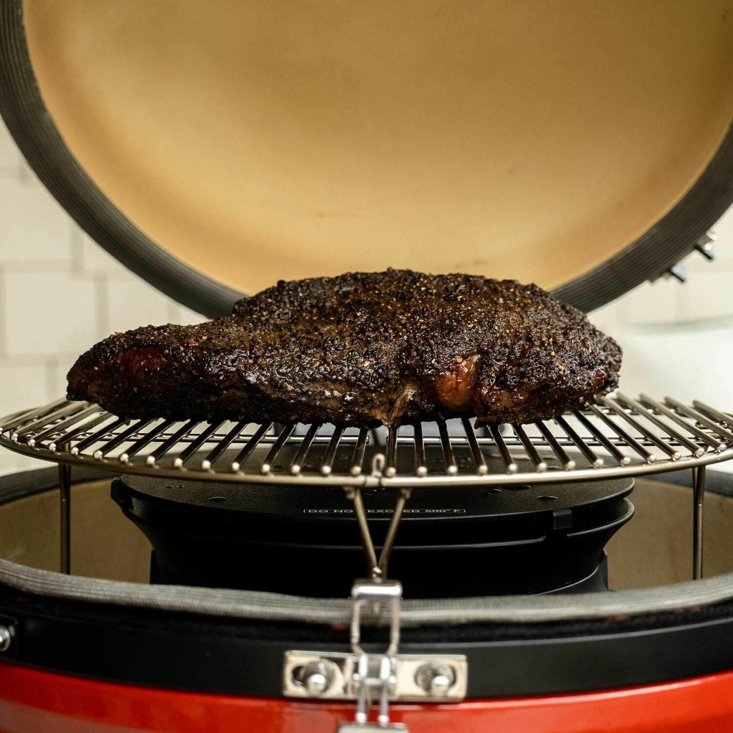 SloRoller Hyperbolic Insert w/ Rack For Classic I & II 18-Inch Grills