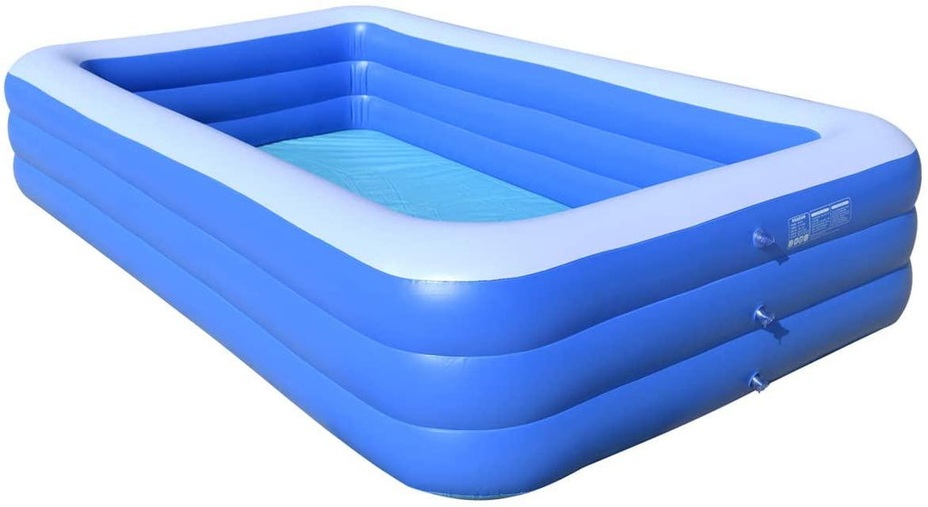 Ruixin Inflatable Swimming Pools, Inflatable Kiddie Pools,Family Swimming Pool，for Adults, Babies, Kids, Outdoor, Garden,Backyard (120X71X24 in)