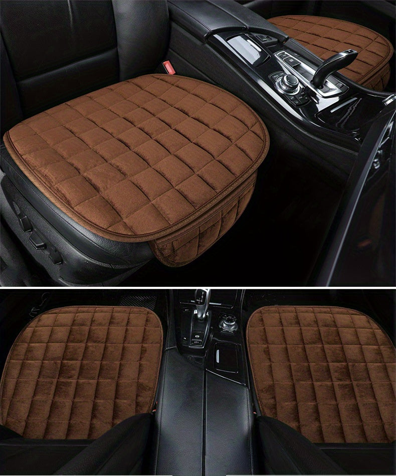 Car Seat Cover Winter Warm Seat Cushion Anti Slip Universal Front Chair Seat Breathable Pad For Vehicle Auto Car Seat Protector