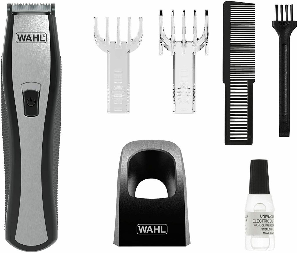 Wahl Li Vario Hair Trimmer Black / Silver Including 2 Combs Genuine