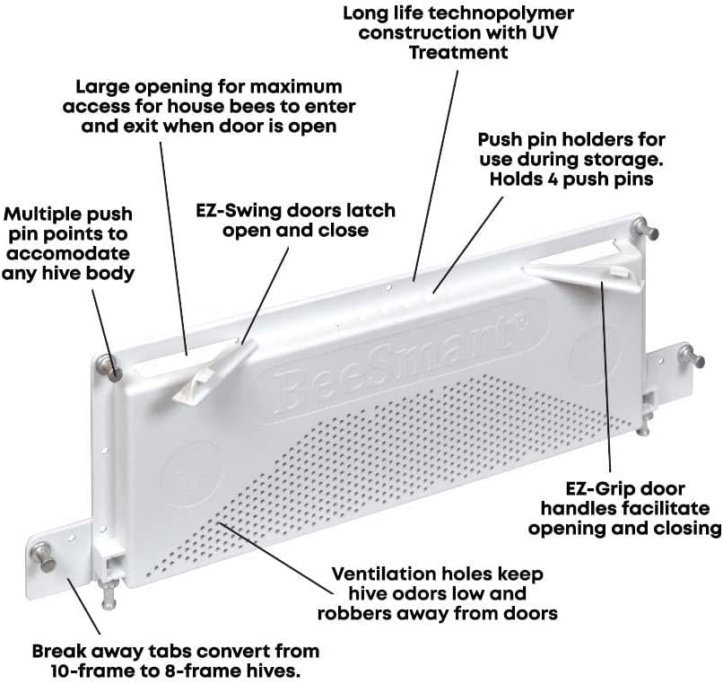 Ultimate Top Cover/Bottom Board/Robbing Screen Combo (8 OR 10 Frame) for Beekeepers from Famstand Supply