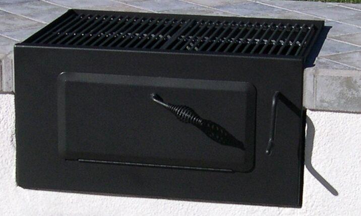 Charcoal -In BBQ Grill 30" - Front Loader w/ SS CooGrids