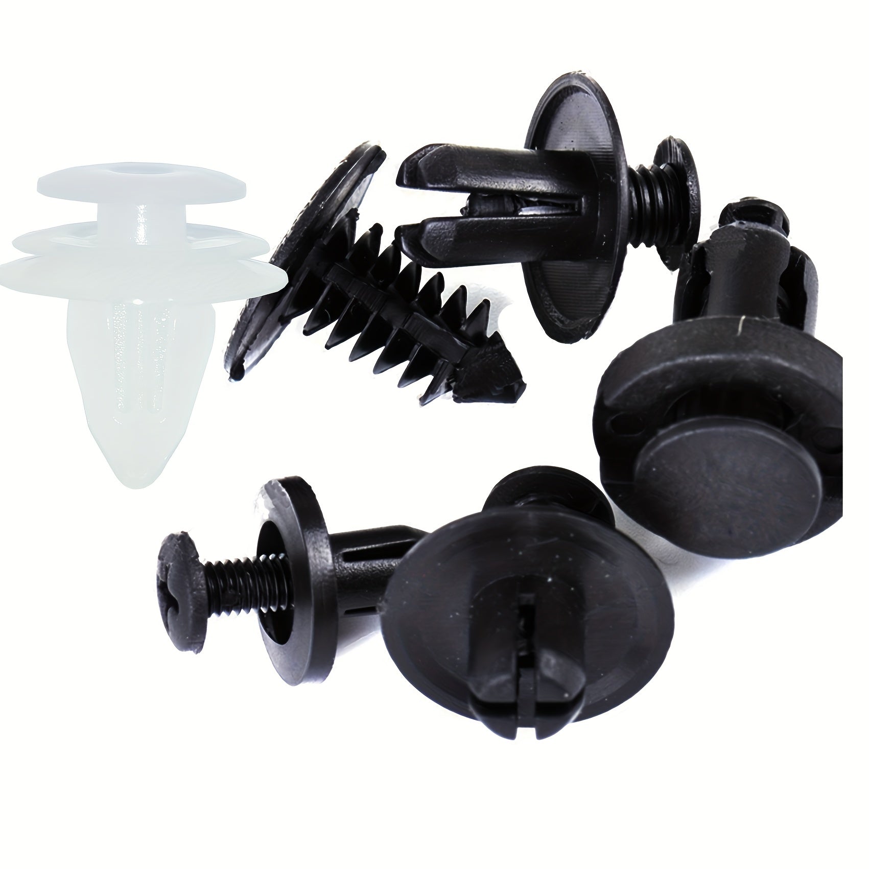 100pcs Auto Fastener Clip Car Fender Push Retainer Pin Rivet Bumper For Door Trim Panel Retainer Body Repair Tool Kit , Box Package