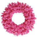 Vickerman 30" Flocked Pink Fir Wreath 180T - K168830