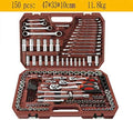 150 pcs Ratchet Torque Wrench Set Auto Repair Hand Tools Box for Car Kit A Set of Keys Tool Spanners Llave Ferramentas