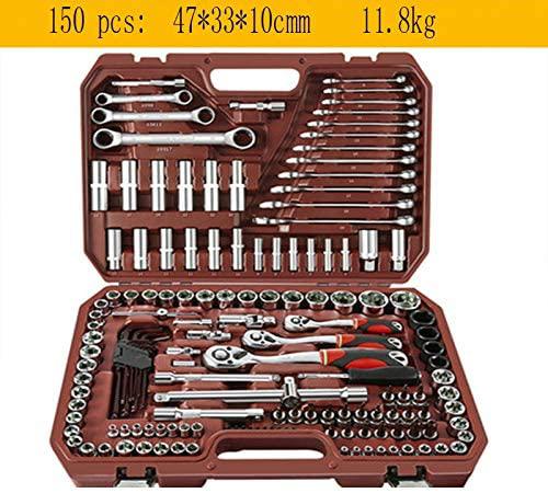 150 pcs Ratchet Torque Wrench Set Auto Repair Hand Tools Box for Car Kit A Set of Keys Tool Spanners Llave Ferramentas