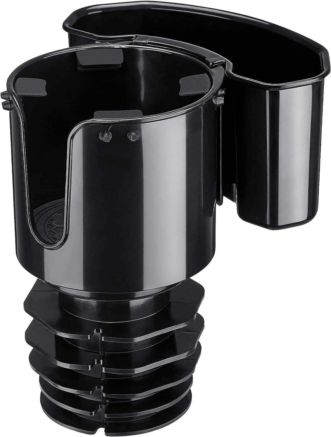 JoyTutus Cup Holder Expander with Storage Box for Car, Large Cup Holder Adapt Most Regular Cup Holder 18-40oz, fit in 2.75-3.25inch Car Holder, with Attached Organizer