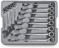 GEARWRENCH 12 Pc. 12 Pt. Reversible XL X-Beam Ratcheting Combination Wrench Set, Metric - 85388