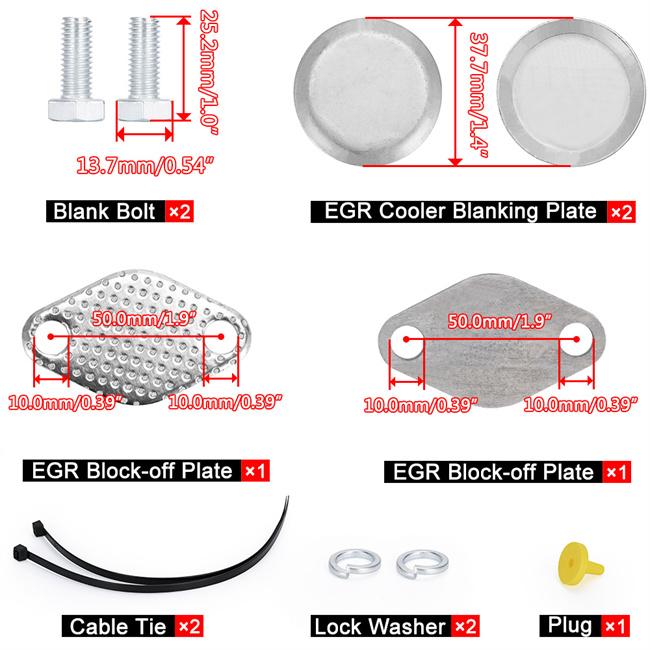 EGR Removal Kit / EGR Delete Kit Blanking Bypass For BMW E46 318d 320d 330d 330xd 320cd 318td 320td EGR07