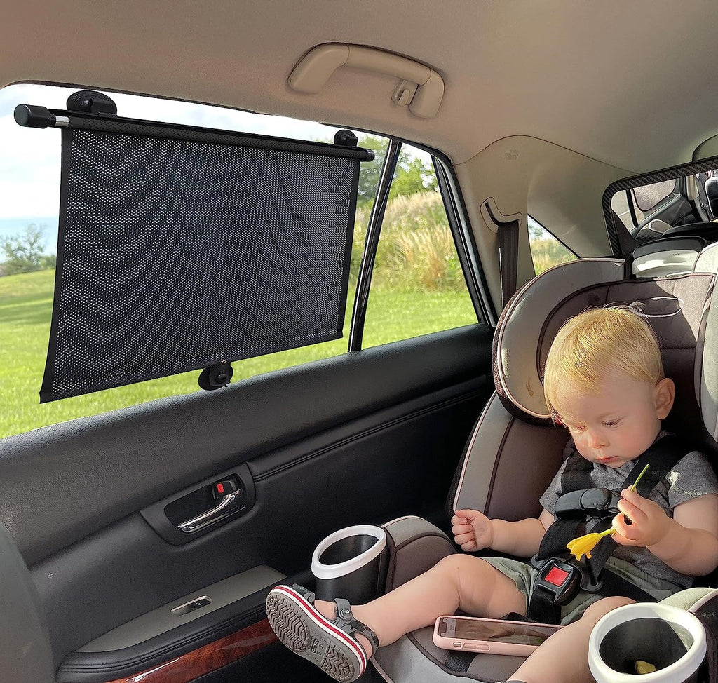 EcoNour Car Window Shades for Windows (2 Pack) | Shade Automotive Interior Sun Protection Large Offers Complete from UV Rays and Glare 18" x 20"
