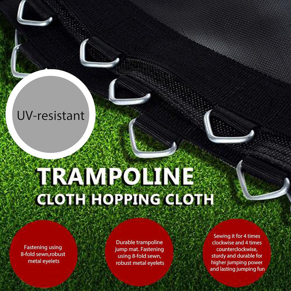 Trampoline on Clearance, Upgraded 8-Feet Kids Outdoor Trampoline with Safety Enclosure Net and Ladder, Heavy-Duty Round Trampoline for Indoor or Outdoor Backyard, Capacity 250lbs, L3722