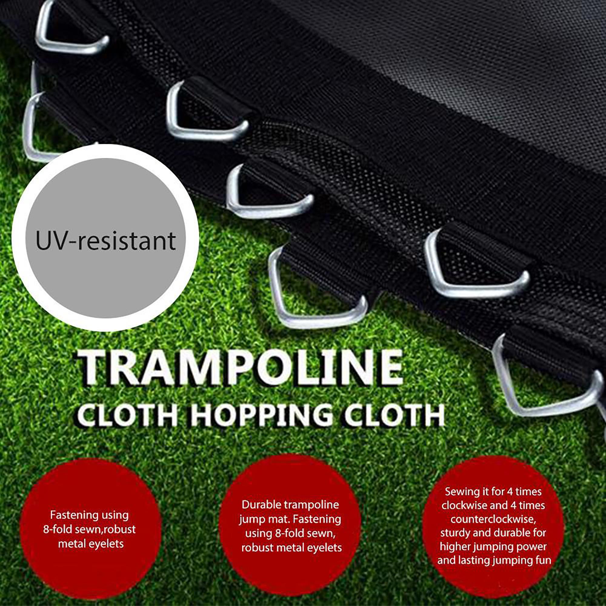 Trampoline on Clearance, Upgraded 8-Feet Kids Outdoor Trampoline with Safety Enclosure Net and Ladder, Heavy-Duty Round Trampoline for Indoor or Outdoor Backyard, Capacity 250lbs, L3722