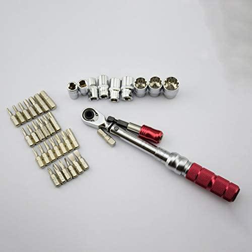 Peixiang Sturdy Torque Wrench Set 1-10Nm 1/4 R Bike Bicycle Repair Tools Kit Ratchet Machanical Torque Spanner Manual Safety