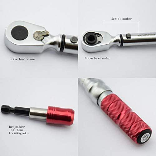 Peixiang Sturdy Torque Wrench Set 1-10Nm 1/4 R Bike Bicycle Repair Tools Kit Ratchet Machanical Torque Spanner Manual Safety