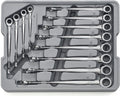 GEARWRENCH 12 Pc. 12 Pt. XL X-Beam Ratcheting Combination Wrench Set, Metric - 85888