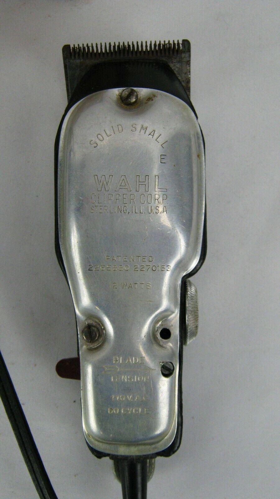 RARE  WAHL 'SOLID SMALL' HAIR CLIPPERS