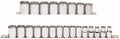 PROTO TOOLS J54209 SET SKT 1/2DR 23PC 6PT ME