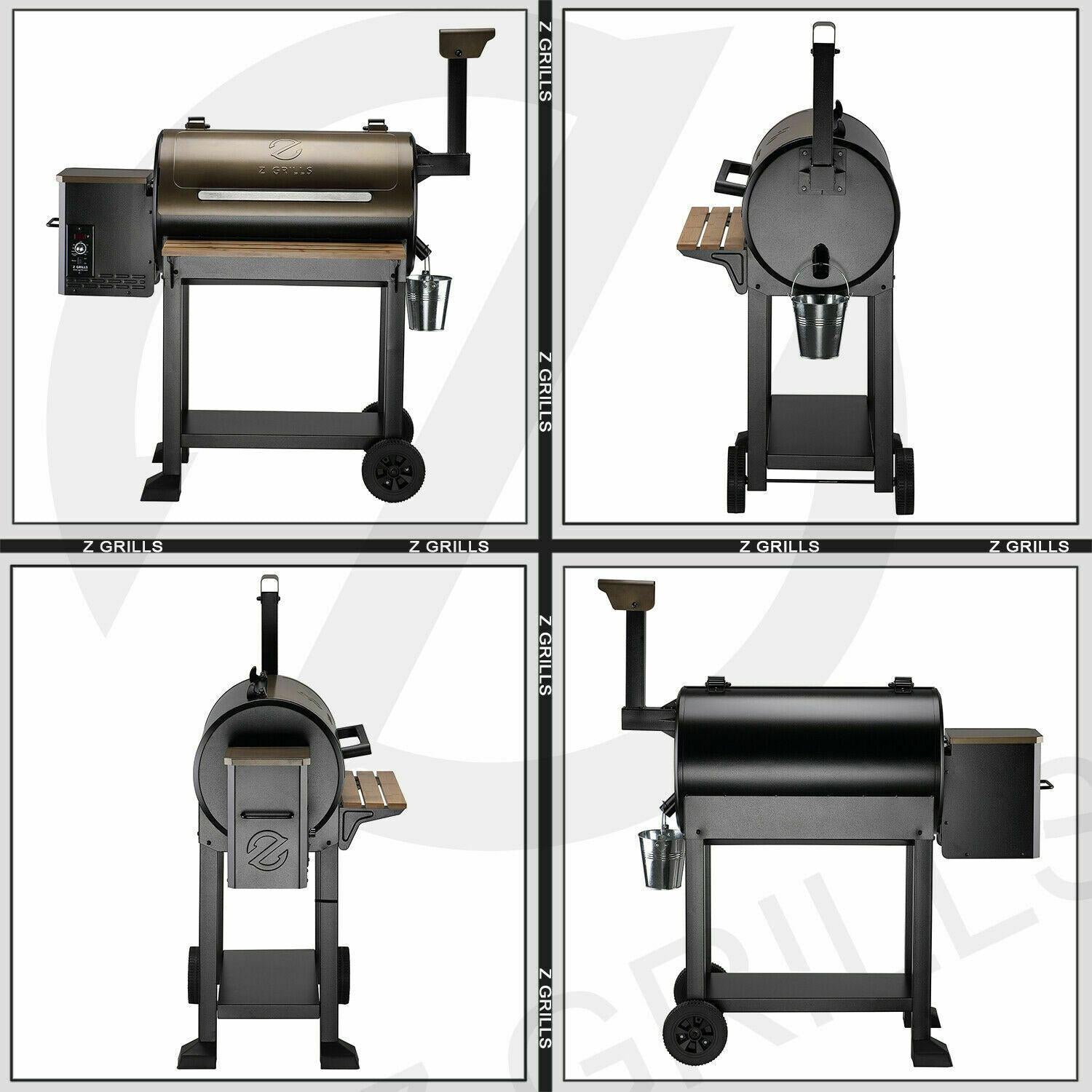 2021 Model Pellet Grill BBQ Smoker Outdoor CooZPG-550C