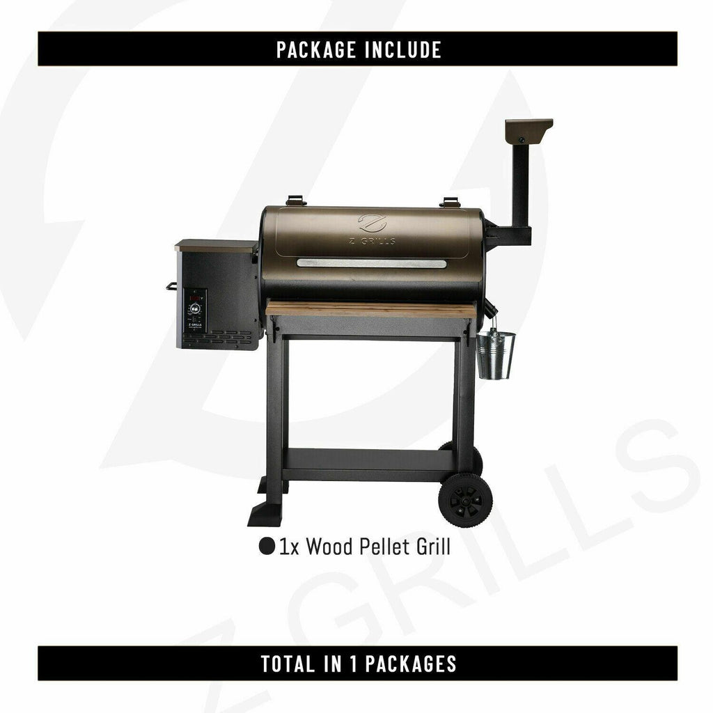 2021 Model Pellet Grill BBQ Smoker Outdoor CooZPG-550C