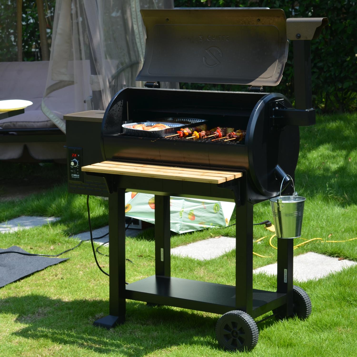 2021 Model Pellet Grill BBQ Smoker Outdoor CooZPG-550C