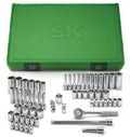 SK 91860 1/4-inch Drive Socket Super Set – 60 Piece Metric Assortments, Durable, Corrosion Resistant Impact Units. Standard Deep Sockets Set