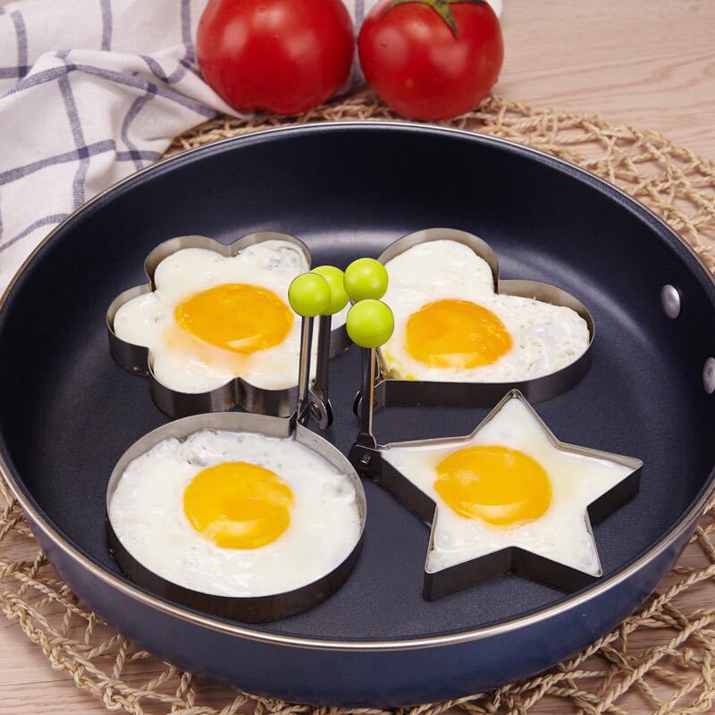 Steel Fried Egg Pancake Shaper Omelette Mold, Frying Egg CooTools, RV Kitchen Accessories Gadget Rings, 4 Styles To Choose