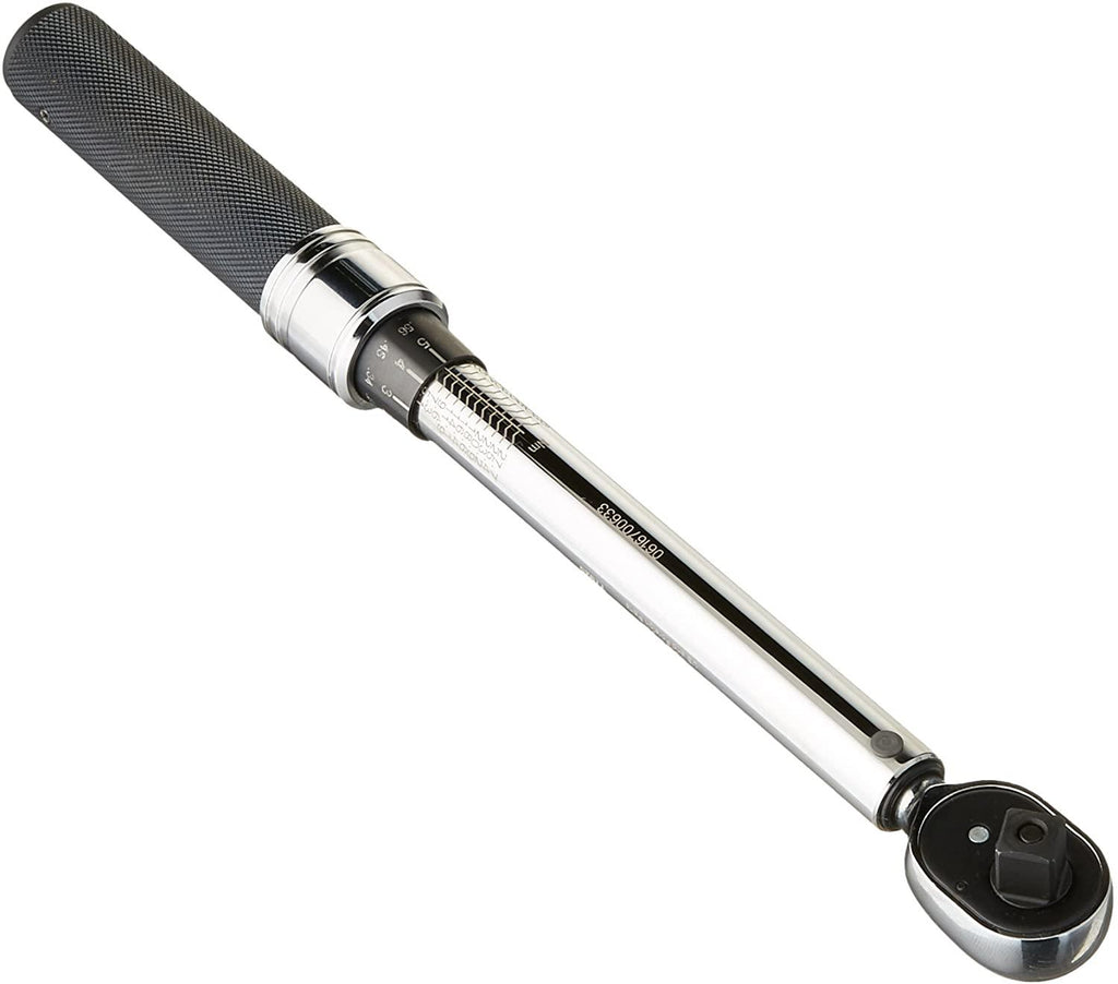 SK Hand Tool 77025 Micrometer Adjustable Torque Wrench, 3/8"/30-250 inch-lbs