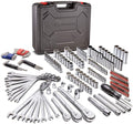 Power 200 Piece 1/4-inch, 3/8-inch, and 1/2-inch Drive Mechanics Tool Set - with SAE and Metric Socket Set, Power XT 90 Tooth Seal-Head Ratchets, including Case - 642472