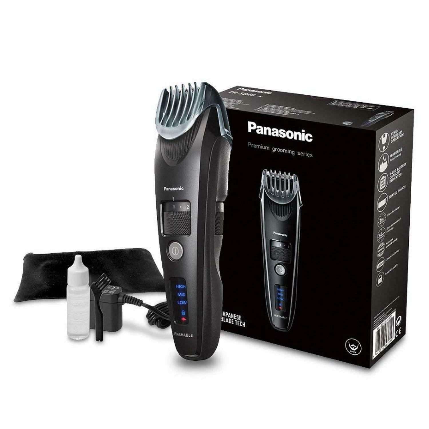 Panasonic ER-SB40 Premium Grooming Series Wet & Dry High Speed Beard Trimmer