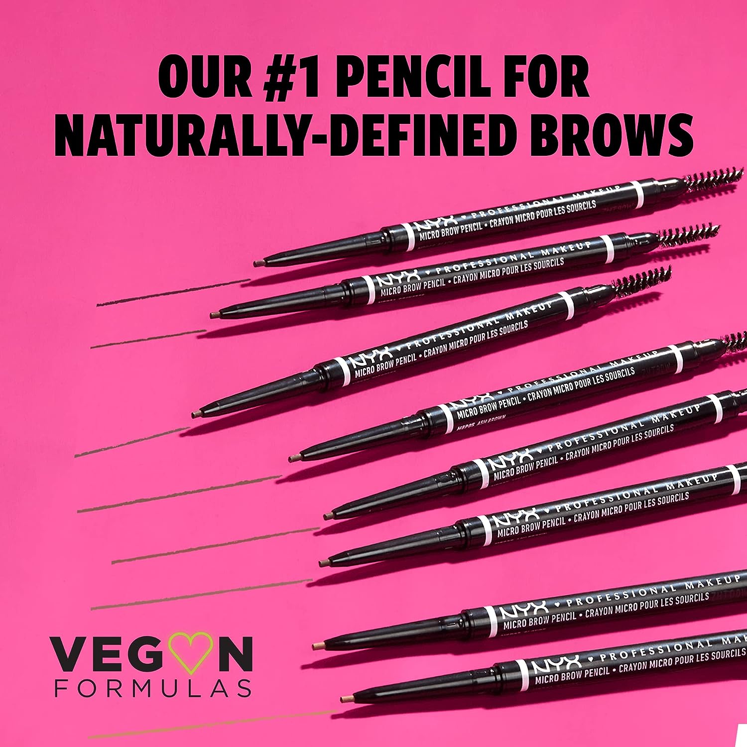NYX PROFESSIONAL MAKEUP Micro Brow Pencil, Eyebrow Pencil, Taupe