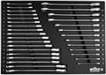 Wiha 30392 | 31 Piece Ratcheting Wrench Tray Set - SAE and Metric