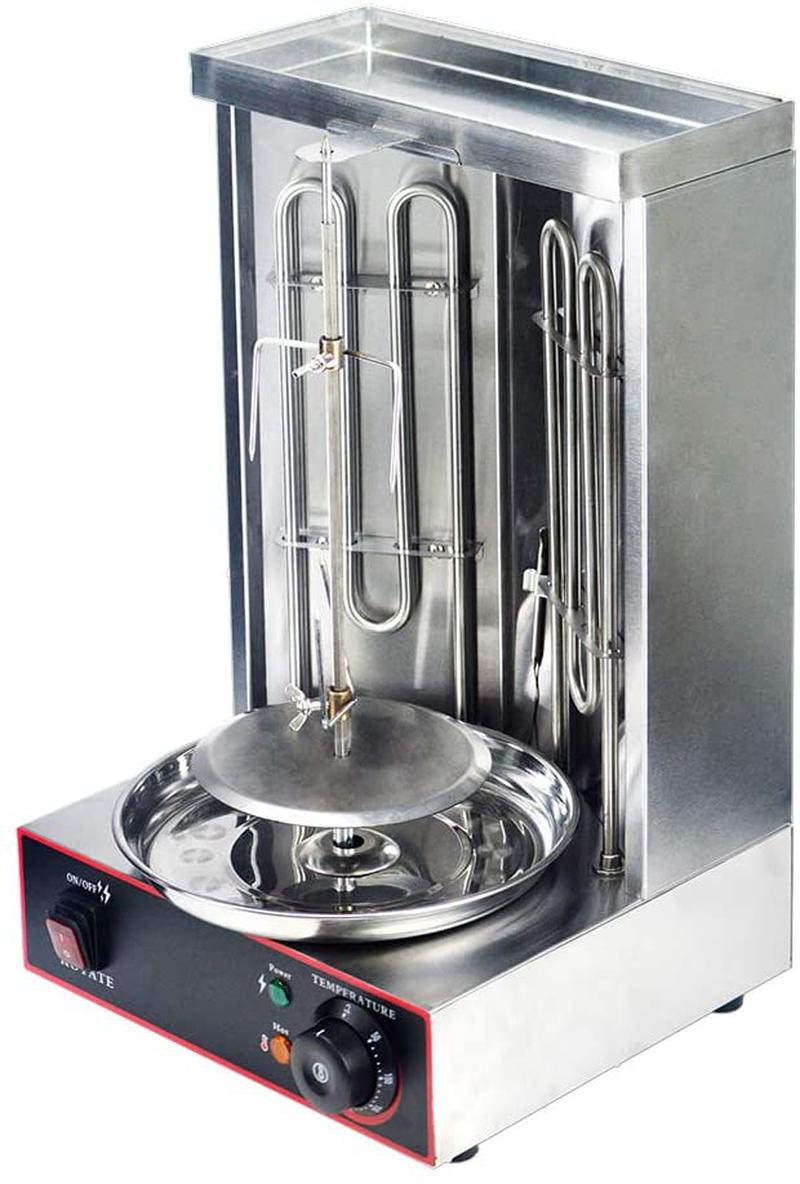 Electric Vertical Broiler Shawarma Doner Kebab Gyro Grill Machine with Te