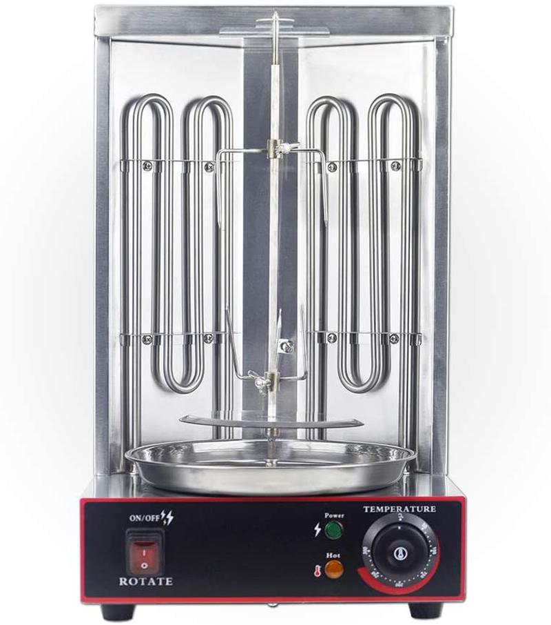 Electric Vertical Broiler Shawarma Doner Kebab Gyro Grill Machine with Te