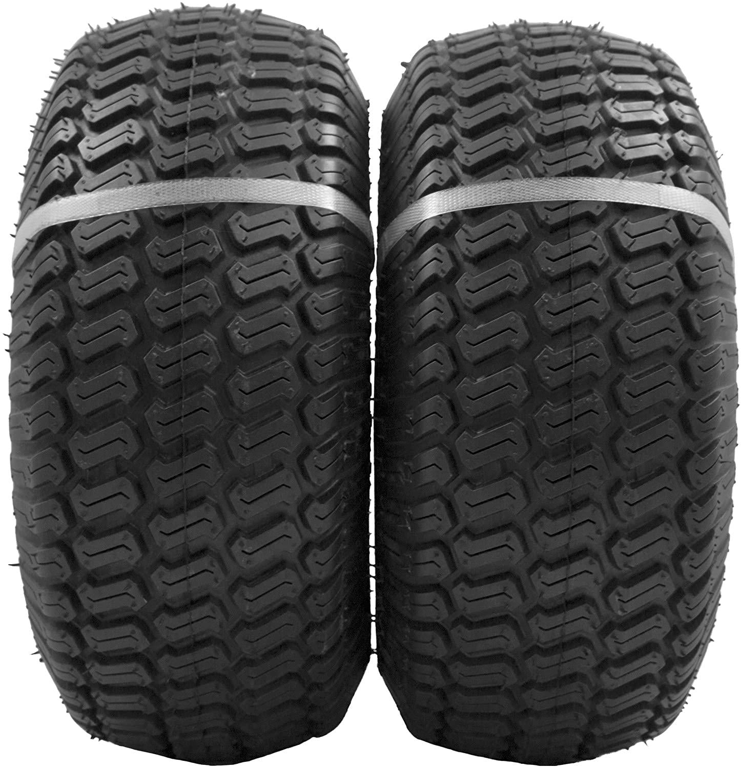 15x6.00-6" Front Tire Assembly Replacement for 100 and 300 Series John Deere Riding Mowers - 2 pack