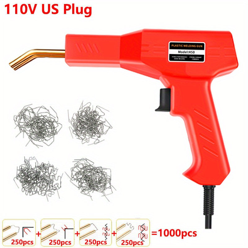Hot Stapler Plastic Welding Machine Bumper Repair Kit Soldering Iron For Plastic Repair Car Bumper Repair Welding Gun